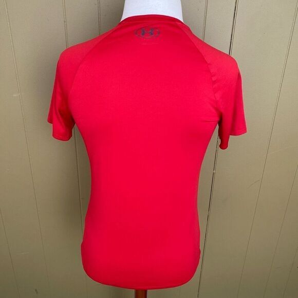 Under Armour the tech tee men M short sleeve Crewneck t-shirt red - Picture 8 of 11
